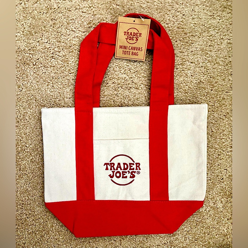 Trader Joe's Mini Tote Bag [Red]
